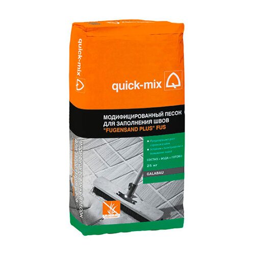 Модифицированный песок quick-mix FUGENSAND PLUS для заполнения швов 25кг  в Курске